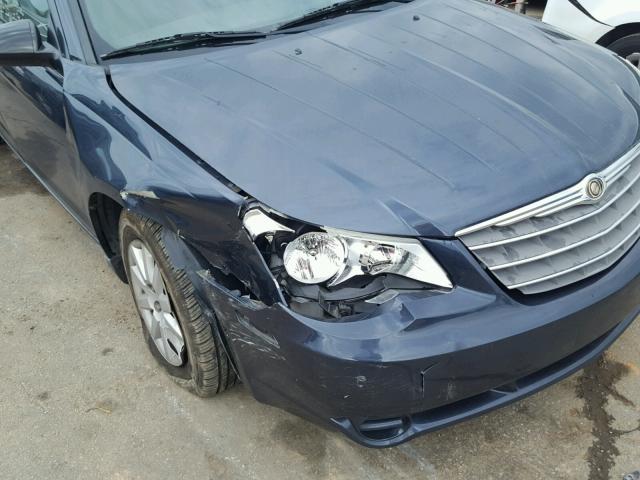 1C3LC46K88N106364 - 2008 CHRYSLER SEBRING LX BLUE photo 9