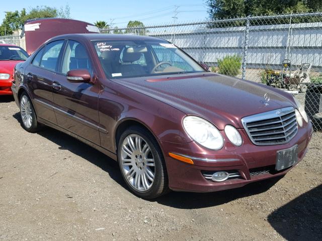 WDBUF87X37B183912 - 2007 MERCEDES-BENZ E 350 4MAT BURGUNDY photo 1