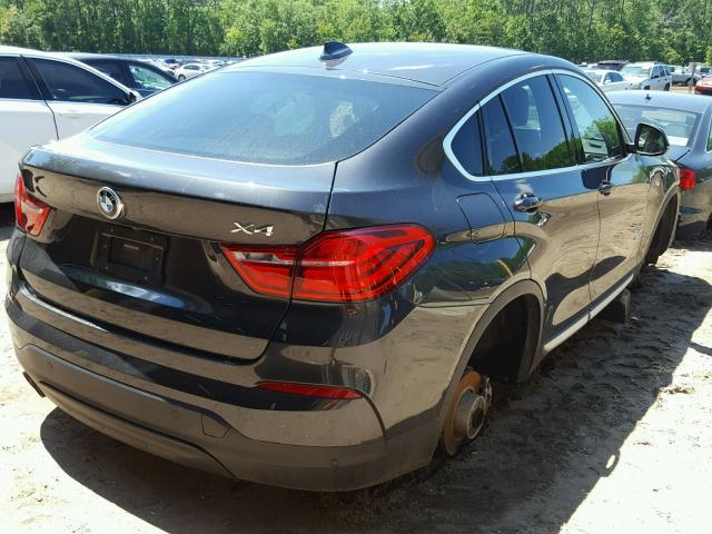5UXXW3C56H0T78453 - 2017 BMW X4 XDRIVE2 أسود صورة 4