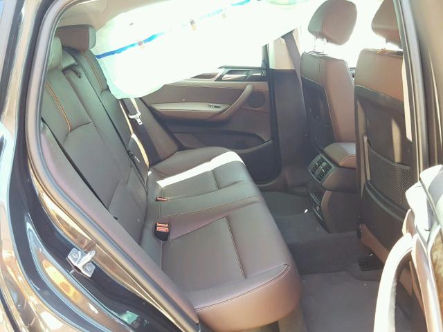 5UXXW3C56H0T78453 - 2017 BMW X4 XDRIVE2 أسود صورة 6