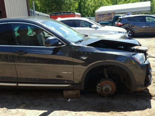 5UXXW3C56H0T78453 - 2017 BMW X4 XDRIVE2 أسود صورة 9