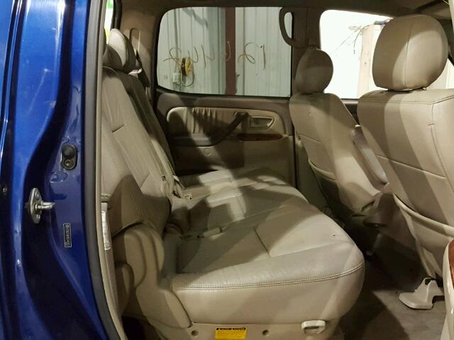 5TBDT48195S489251 - 2005 TOYOTA TUNDRA DOU BLUE photo 6