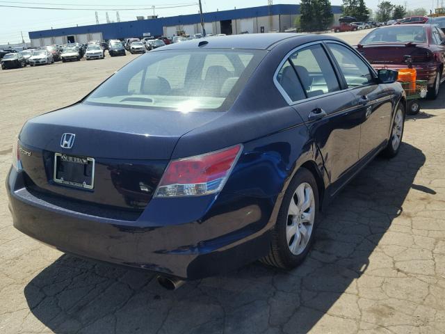 1HGCP2F85AA101260 - 2010 HONDA ACCORD EXL BLUE photo 4