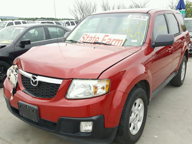 4F2CY0C70AKM07059 - 2010 MAZDA TRIBUTE I BURGUNDY photo 2