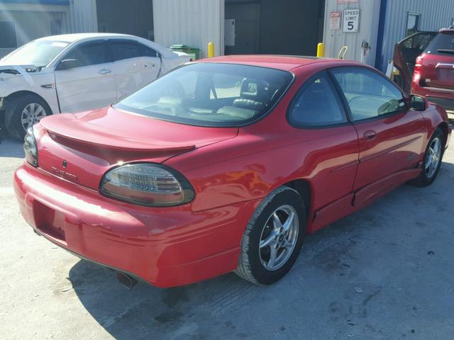 1G2WR1210XF332494 - 1999 PONTIAC GRAND PRIX Qırmızı foto 4