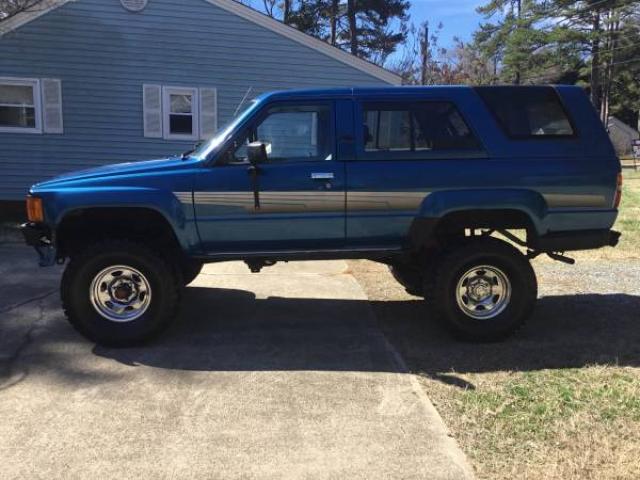 JT4RN62D4G0032083 - 1986 TOYOTA 4RUNNER RN BLUE photo 8