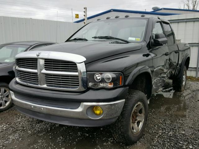 3D7KU28D13G741604 - 2003 DODGE RAM 2500 S BLACK photo 2