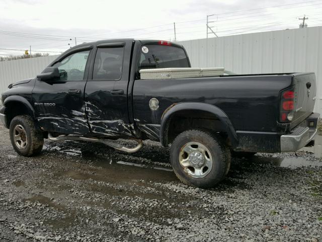 3D7KU28D13G741604 - 2003 DODGE RAM 2500 S BLACK photo 3