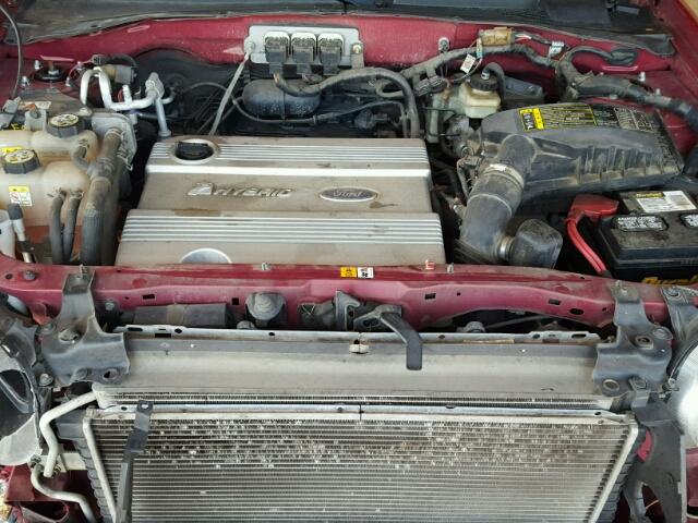 1FMYU95H26KA09396 - 2006 FORD ESCAPE RED photo 7