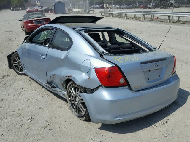 JTKDE177870219125 - 2007 TOYOTA SCION TC 蓝色 照片 3