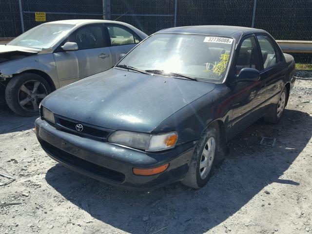 2T1BB02E0TC155489 - 1996 TOYOTA COROLLA DX GREEN photo 2