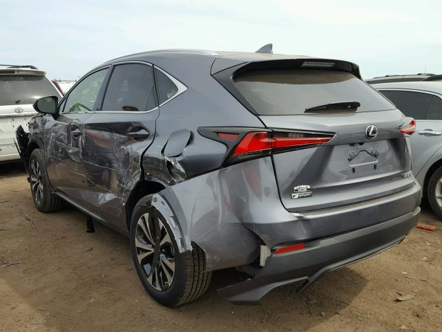 JTJBARBZ7J2155153 - 2018 LEXUS NX 200T GRAY photo 3