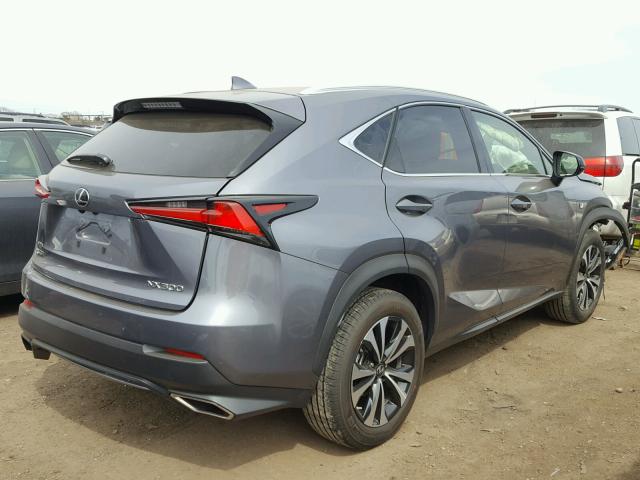 JTJBARBZ7J2155153 - 2018 LEXUS NX 200T GRAY photo 4