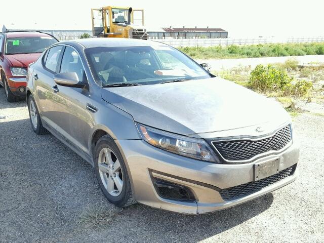 5XXGM4A73FG406514 - 2015 KIA OPTIMA LX GRAY photo 1