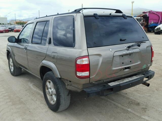 JN8DR09X13W705340 - 2003 NISSAN PATHFINDER BROWN photo 3