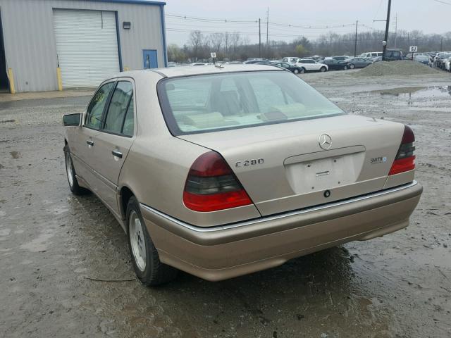 WDBHA29G8YA846053 - 2000 MERCEDES-BENZ C 280 BROWN photo 3