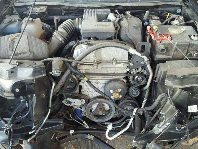 1GCHTDFE2C8145275 - 2012 CHEVROLET COLORADO L BLACK photo 7