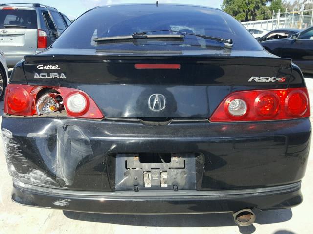 JH4DC53045S000286 - 2005 ACURA RSX TYPE-S BLACK photo 10