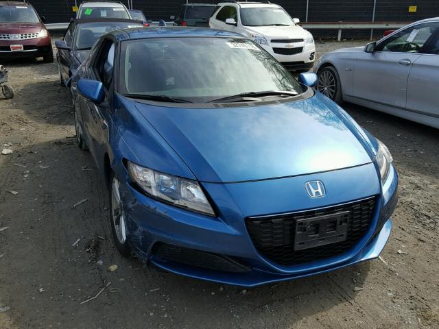 JHMZF1D45DS003798 - 2013 HONDA CR-Z BLUE photo 1