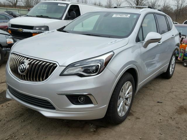 LRBFXDSA6HD117586 - 2017 BUICK ENVISION E SILVER photo 2