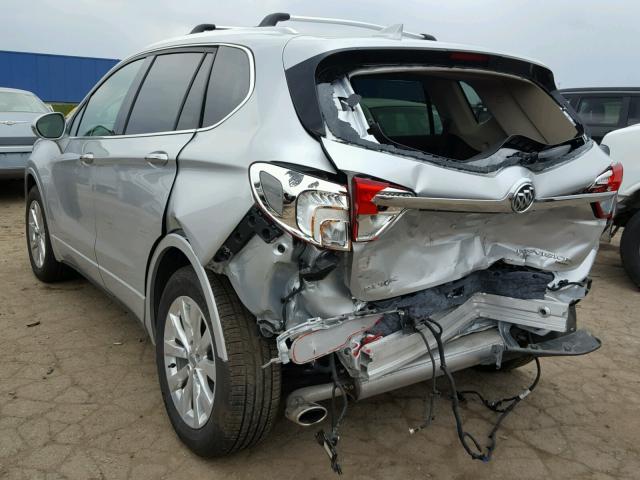 LRBFXDSA6HD117586 - 2017 BUICK ENVISION E SILVER photo 3