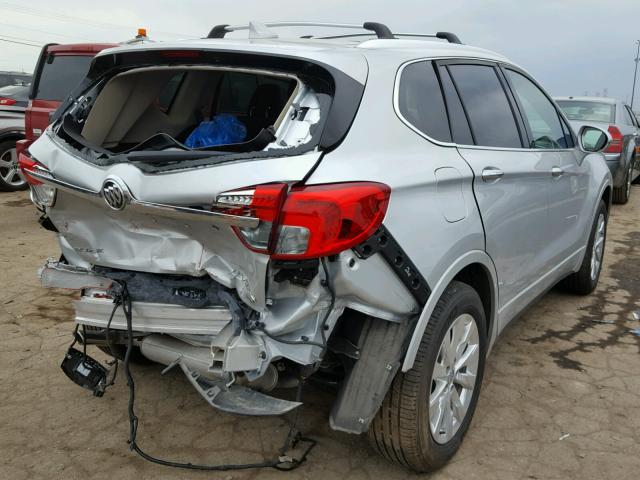 LRBFXDSA6HD117586 - 2017 BUICK ENVISION E SILVER photo 4
