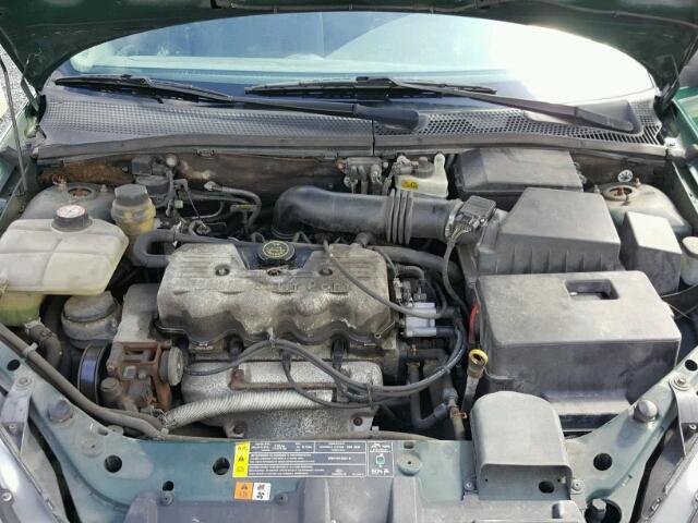 1FAFP33P1YW415987 - 2000 FORD FOCUS LX GREEN photo 7