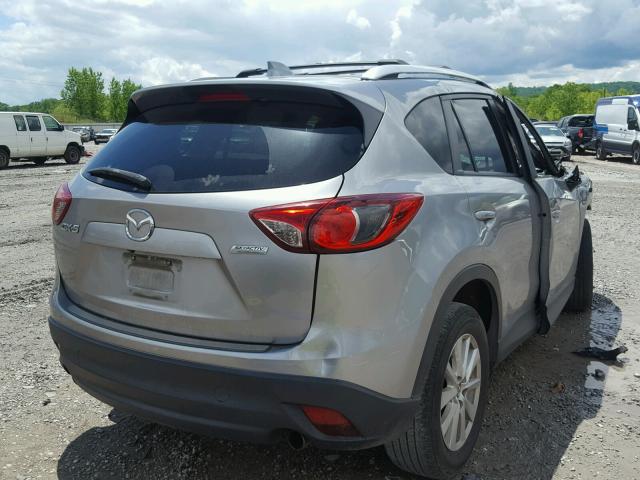 JM3KE2CE5D0121343 - 2013 MAZDA CX-5 TOURI SILVER photo 4