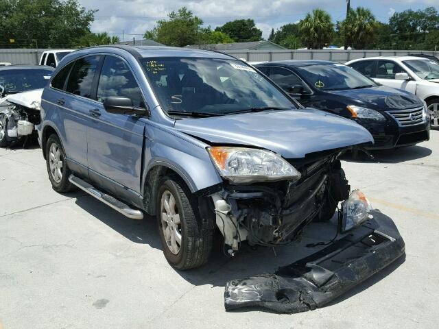 JHLRE385X8C051609 - 2008 HONDA CR-V EX BLUE photo 1