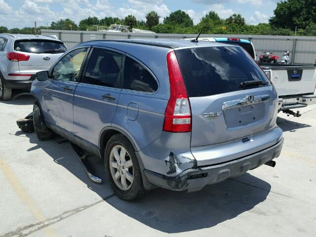 JHLRE385X8C051609 - 2008 HONDA CR-V EX BLUE photo 3