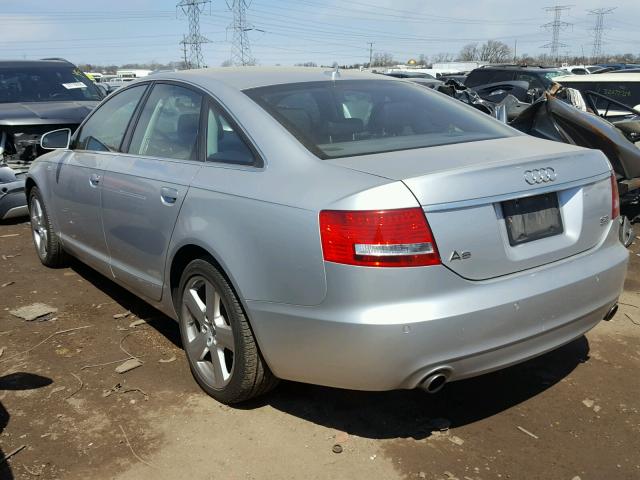 WAUDH74F28N042828 - 2008 AUDI A6 3.2 QUA SILVER photo 3