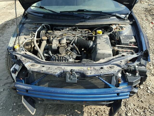 1C3EL46X56N188250 - 2006 CHRYSLER SEBRING BLUE photo 7