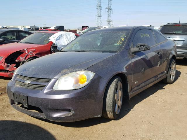 1G1AM15B367680512 - 2006 CHEVROLET COBALT SS PURPLE photo 2