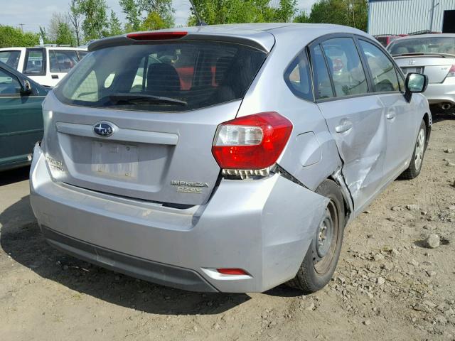 JF1GPAA61E8292128 - 2014 SUBARU IMPREZA BA SILVER photo 4