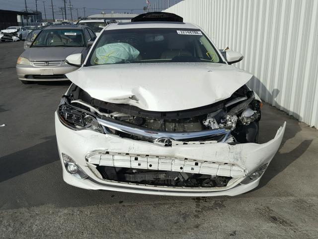 4T1BK1EB4EU100391 - 2014 TOYOTA AVALON BAS WHITE photo 9