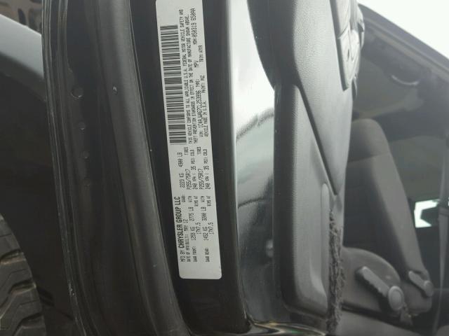 1C4AJWAG7CL253996 - 2012 JEEP WRANGLER S BLACK photo 10