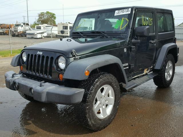 1C4AJWAG7CL253996 - 2012 JEEP WRANGLER S BLACK photo 2