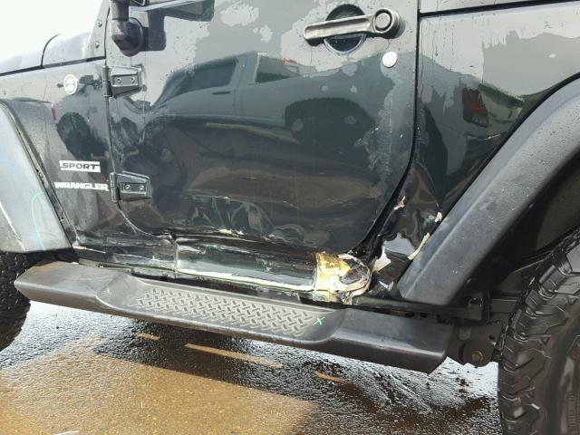 1C4AJWAG7CL253996 - 2012 JEEP WRANGLER S BLACK photo 9