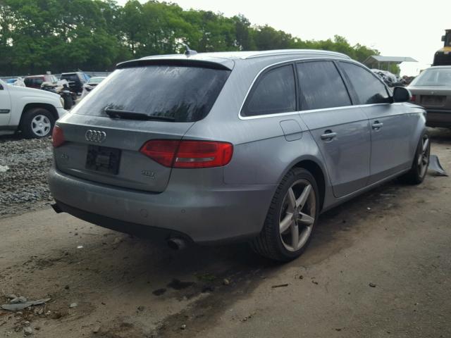 WAUXF78K39A084279 - 2009 AUDI A4 PRESTIG SILVER photo 4