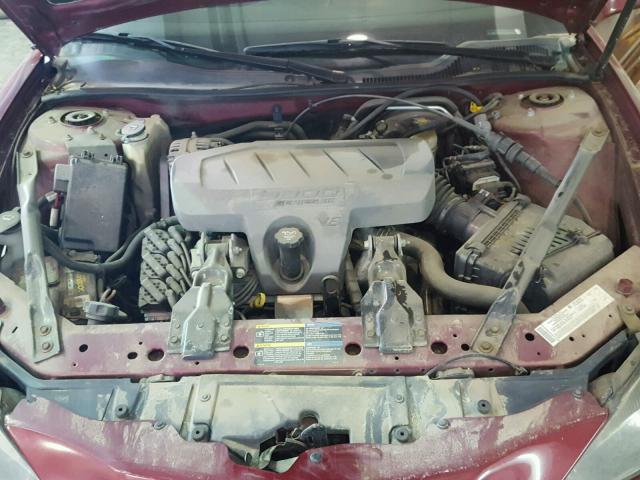 2G2WP552261151355 - 2006 PONTIAC GRAND PRIX მუქწითელი ფოტო 7