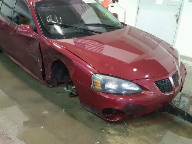 2G2WP552261151355 - 2006 PONTIAC GRAND PRIX მუქწითელი ფოტო 9