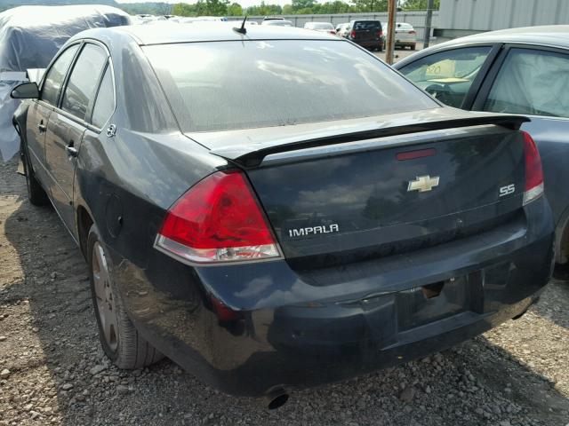 2G1WD58C579409999 - 2007 CHEVROLET IMPALA SUP შავი ფოტო 3