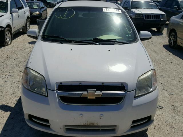 KL1TD5DE2AB073033 - 2010 CHEVROLET AVEO LS 白色 照片 9
