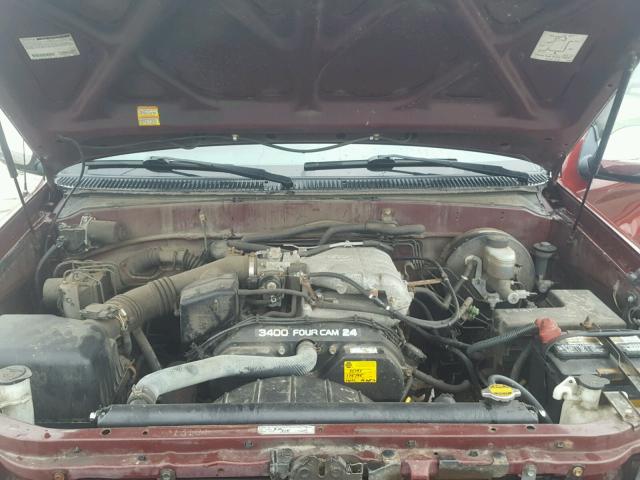 5TBBN44193S358163 - 2003 TOYOTA TUNDRA ACC RED photo 7