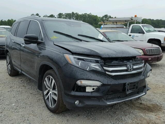 5FNYF6H97HB007287 - 2017 HONDA PILOT TOUR BLACK photo 1