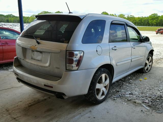 2CNDL037996251357 - 2009 CHEVROLET EQUINOX SP SILVER photo 4