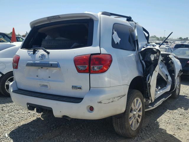 5TDDY5G14GS144079 - 2016 TOYOTA SEQUOIA PL WHITE photo 4