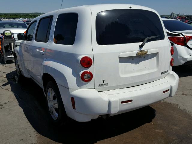3GNCA13B69S611757 - 2009 CHEVROLET HHR LS WHITE photo 3