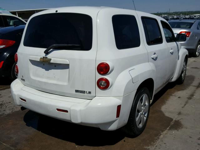 3GNCA13B69S611757 - 2009 CHEVROLET HHR LS WHITE photo 4