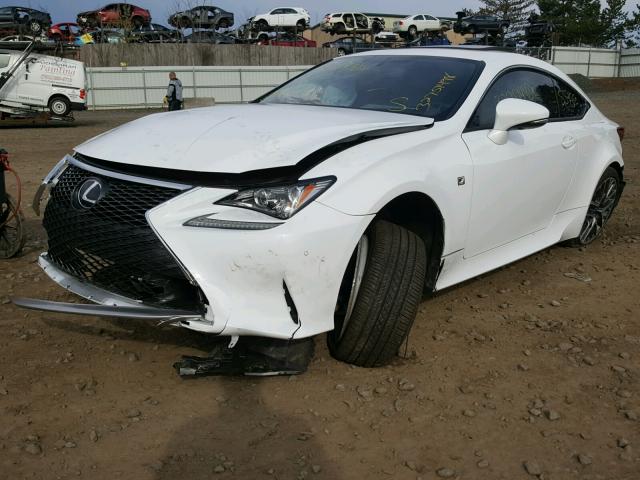 JTHSM5BC0H5003673 - 2017 LEXUS RC 300 WHITE photo 2